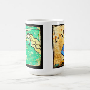 Mug Danseuse à la jupe bleue peinture d'Egon Schiele