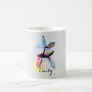 Mug Danseuse Ballerine Aquarelle 