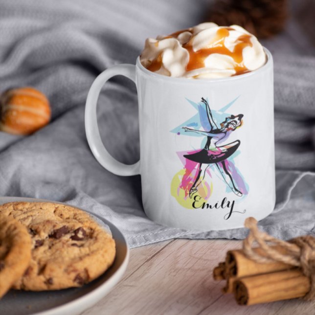 Mug Danseuse Ballerine Aquarelle  (Créateur téléchargé)