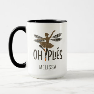 Mug Danseuse de Ballet Oh Plies Ballerine Personnalisé