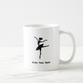 Mug Danseuse de ballet pause de respiration répétée