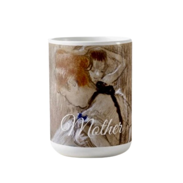 Mug Danseuse de Dega avec ruban bleu (Créateur téléchargé)