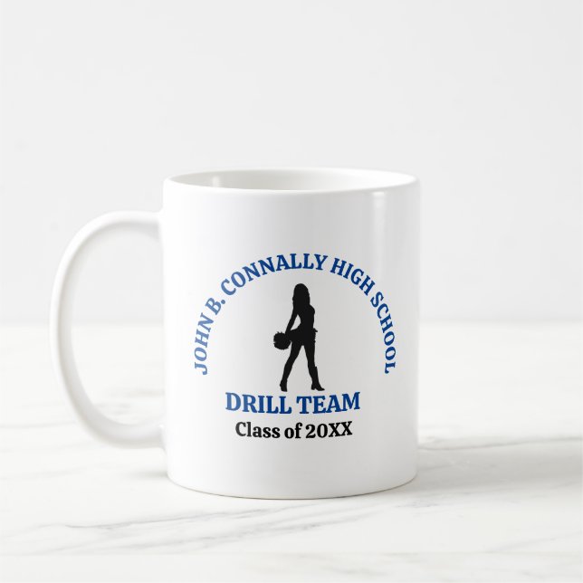 Mug Danseuse de l'équipe de drill de l'école secondair (Gauche)