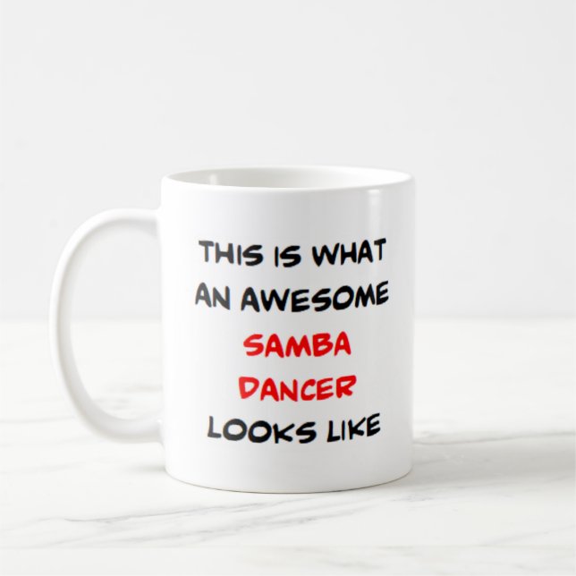 Mug danseuse de samba, géniale (Gauche)
