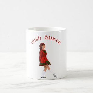 Mug Danseuse Irlandaise Soft Shoe en Rouge