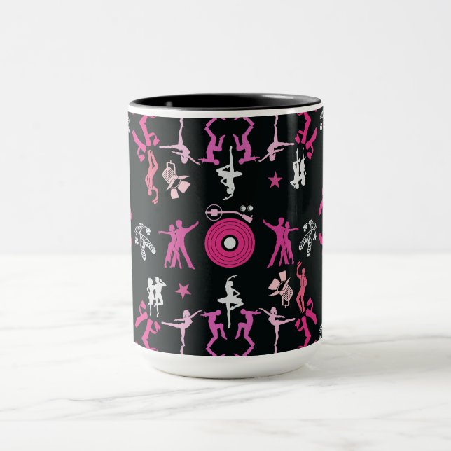 Mug Danseuse rose Motif Décor Maison (Centre)
