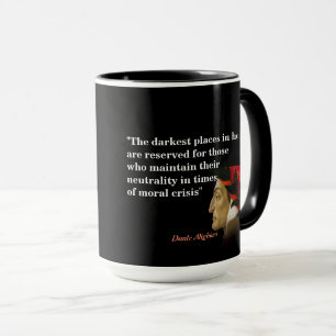 Mug Dante Alighieri Cite Les Endroits Les Plus Sombres