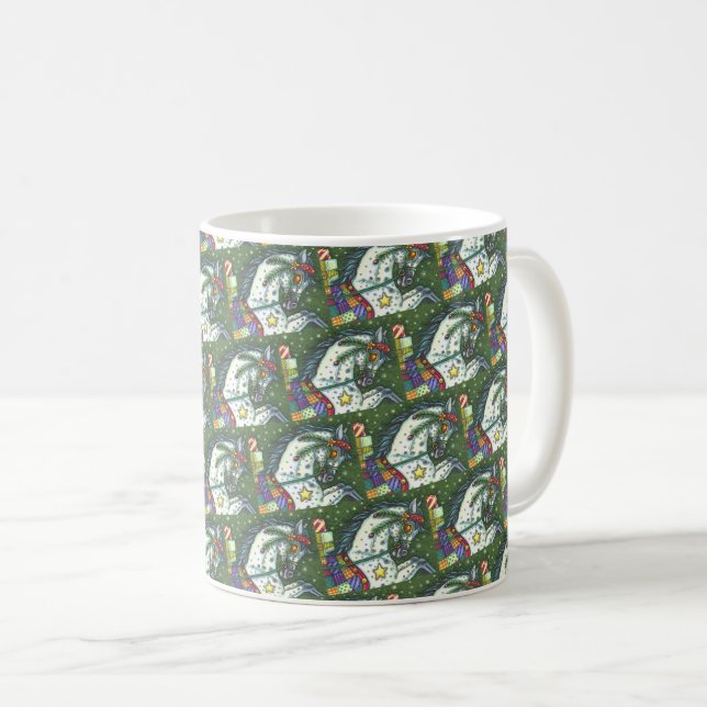 MUG DAPPLE GRAY DANS UN SEUL CHEVAL OUVERT SLEIGH, COL (Devant droit)