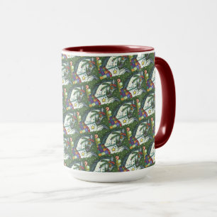 MUG DAPPLE GRAY DANS UN SEUL CHEVAL OUVERT SLEIGH, COL