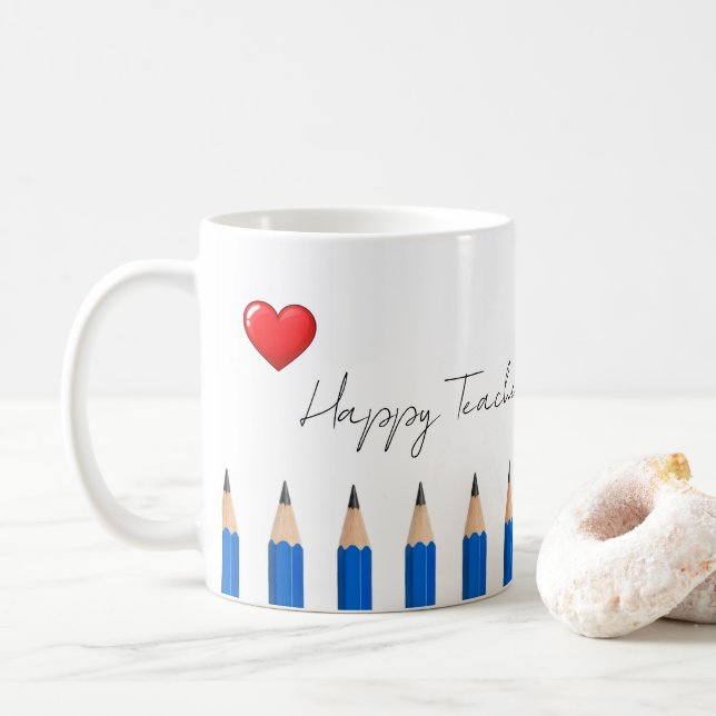Mug d'appréciation de la fête des enseignants (Avec donut)