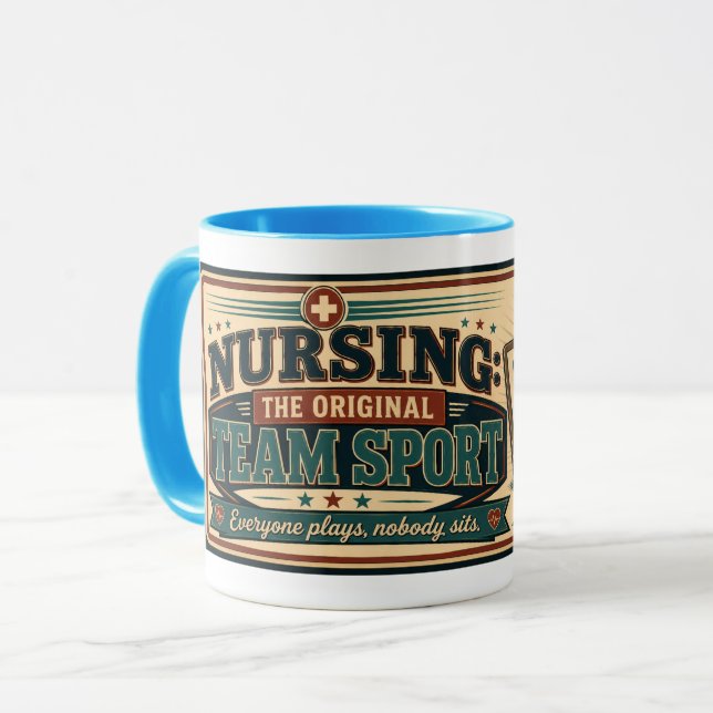 Mug d'appréciation pour infirmière – Cadeau drôle  (Devant gauche)