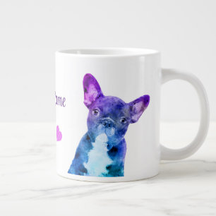 Mug d'aquarelle personnalisée Boston Terrier
