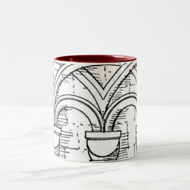 Mug d'architecture médiévale (Centre)