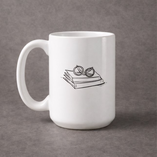Mug Dark Academia – Vintage Book Art | Introvert Gift  (Créateur téléchargé)