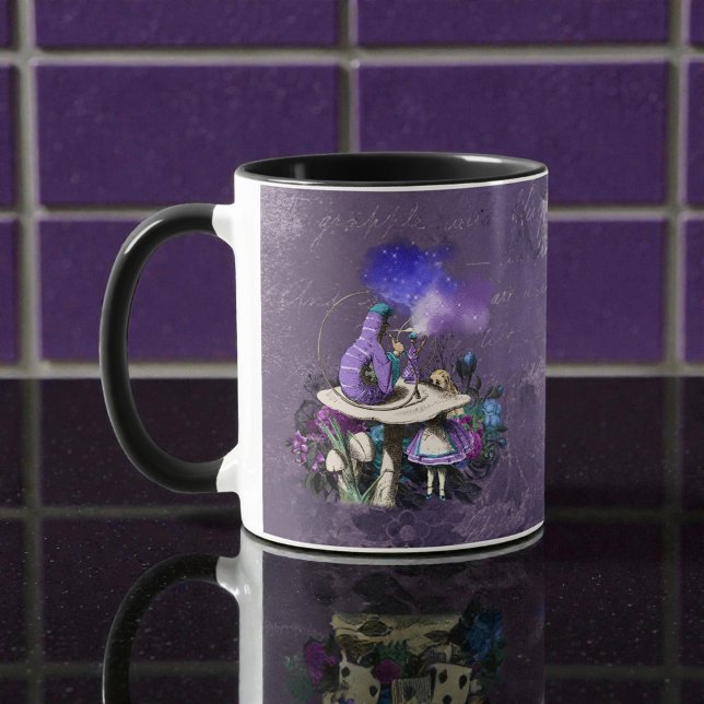 Mug Dark Alice Rustique Violet Foncé (Créateur téléchargé)