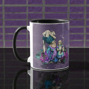 Mug Dark Alice Rustique Violet Foncé