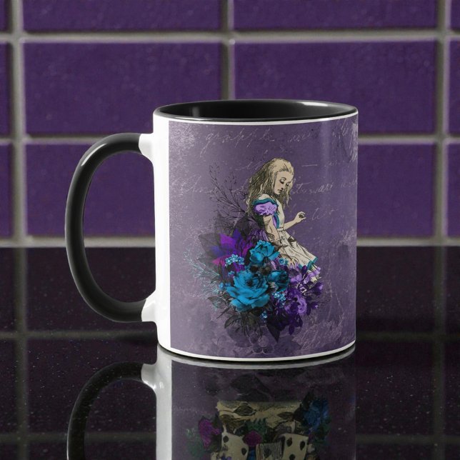 Mug Dark Alice Rustique Violet Foncé (Créateur téléchargé)
