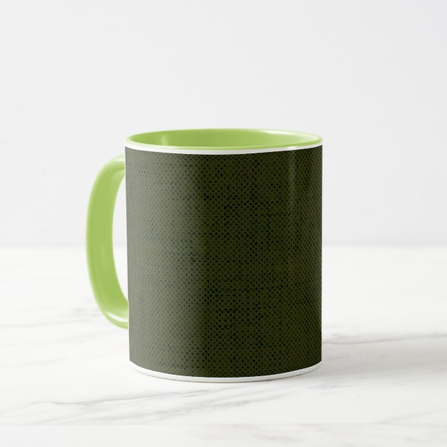 Mug Dark olive textured (Devant gauche)
