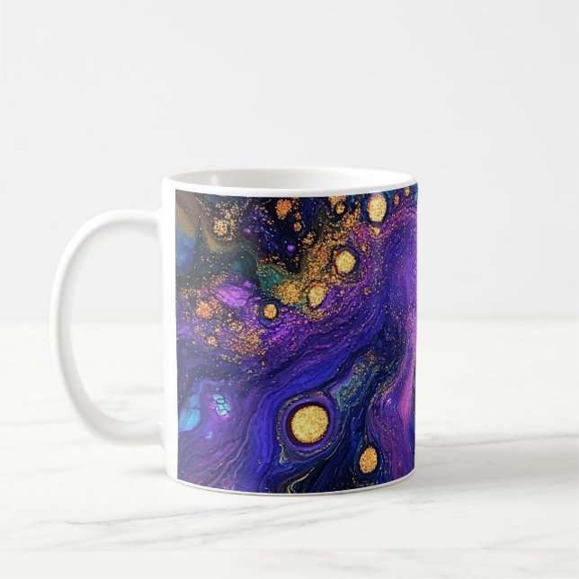 Mug d'art Abstrait d'Iridescente (Gauche)