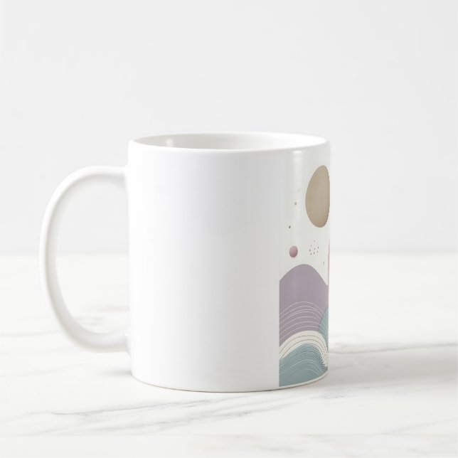 Mug d'art Abstrait minimaliste - Pastel Motivati d (Gauche)