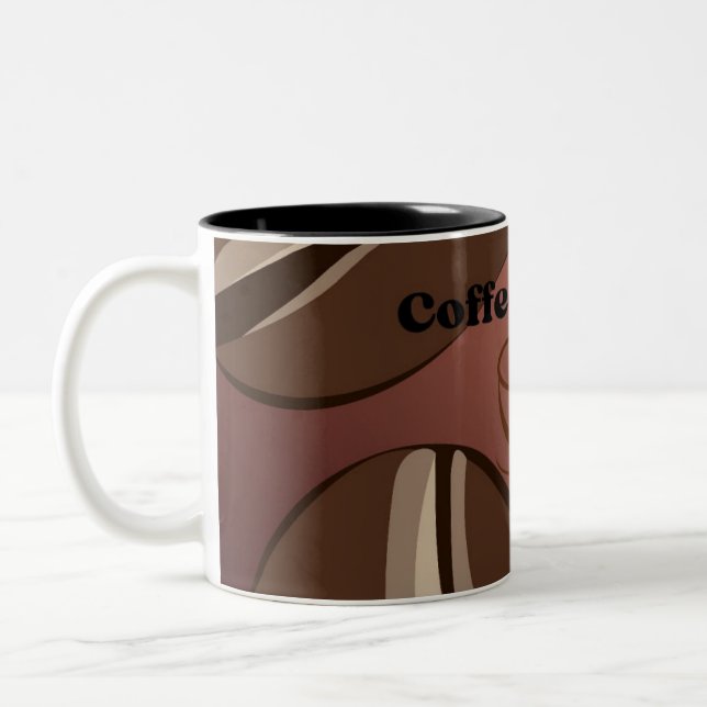mug d'art abstrait moderne pour café  (Gauche)