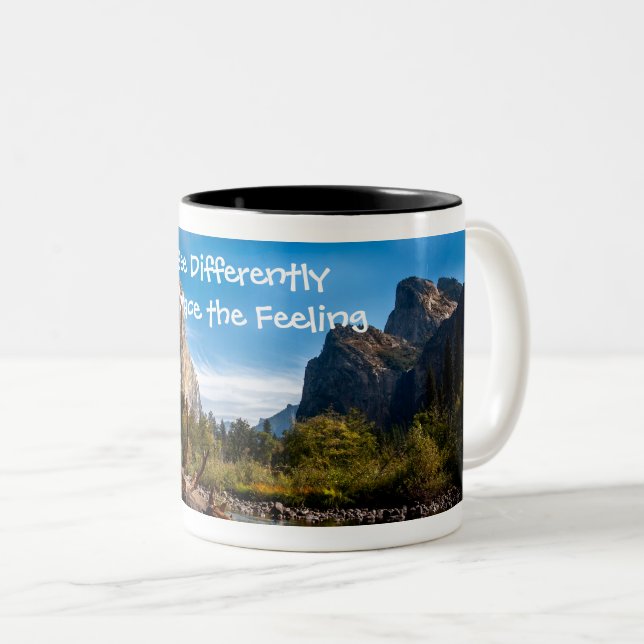 Mug d'art fin — Yosemite - Voir différemment  (Devant droit)