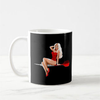 Mug Dart - fléchettes Sexy Pin Up Girl Dart Player Pin
