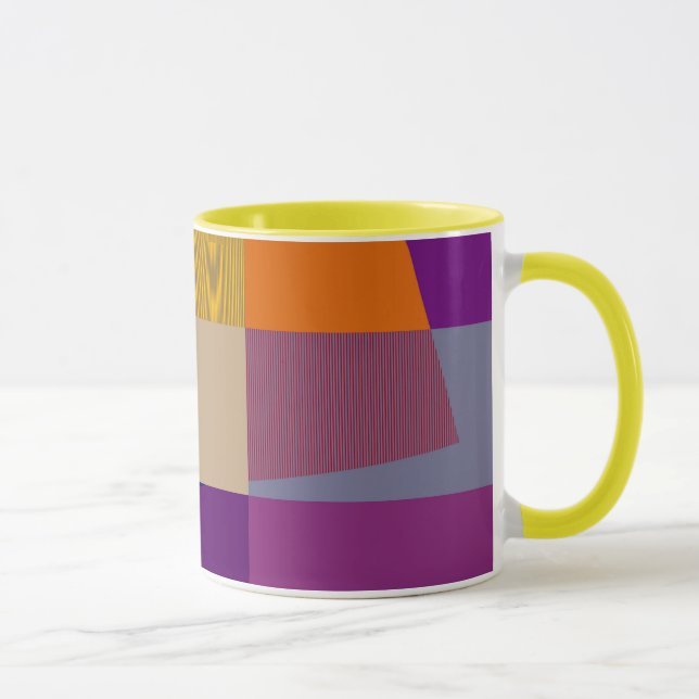 Mug d'art pop coloré rétro (Droite)