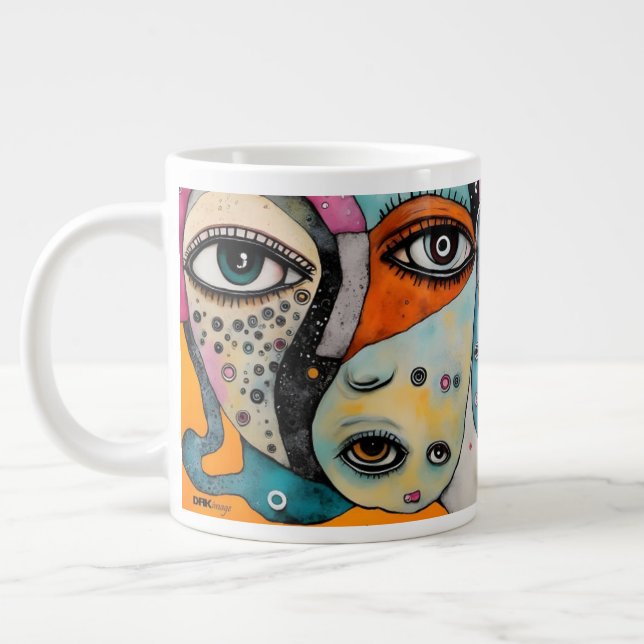 Mug d'art surréaliste par DAKimage (Gauche)