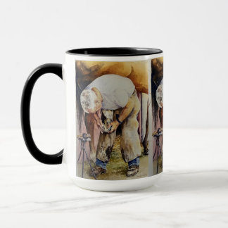 Mug D'Artiste Combo 15oz Personnalisé Noir Par Les