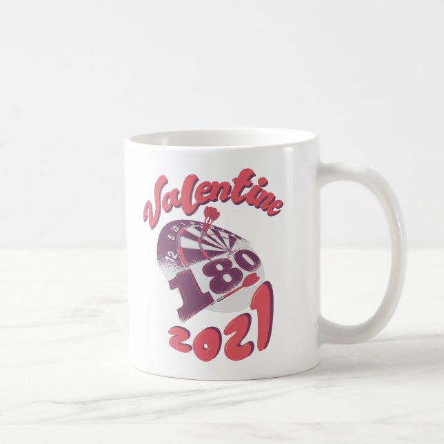 Mug Darts est mon Saint-Valentin 2021 (Droite)