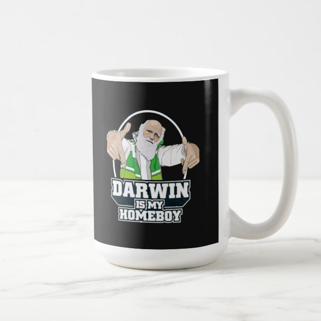 Mug Darwin est mon Homeboy (polychrome) (Droite)