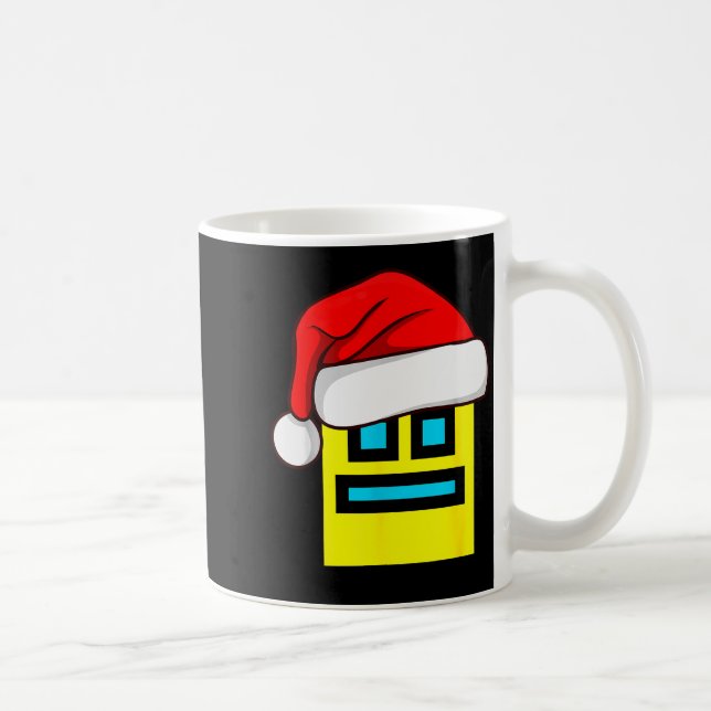 Mug Dash Geometry Repeat Christmas Santa Hat Game Vide (Droite)