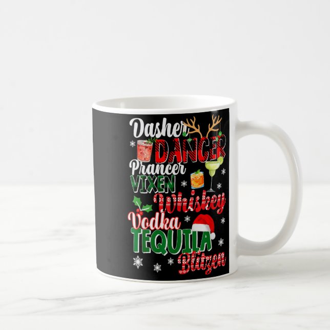 Mug Dasher Dancer Prancer Vixen Moscato Vodka Tequila  (Droite)