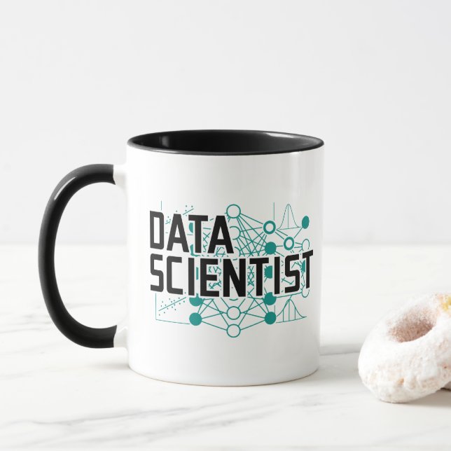Mug Data Scientist Data Analyst Gift (Avec donut)