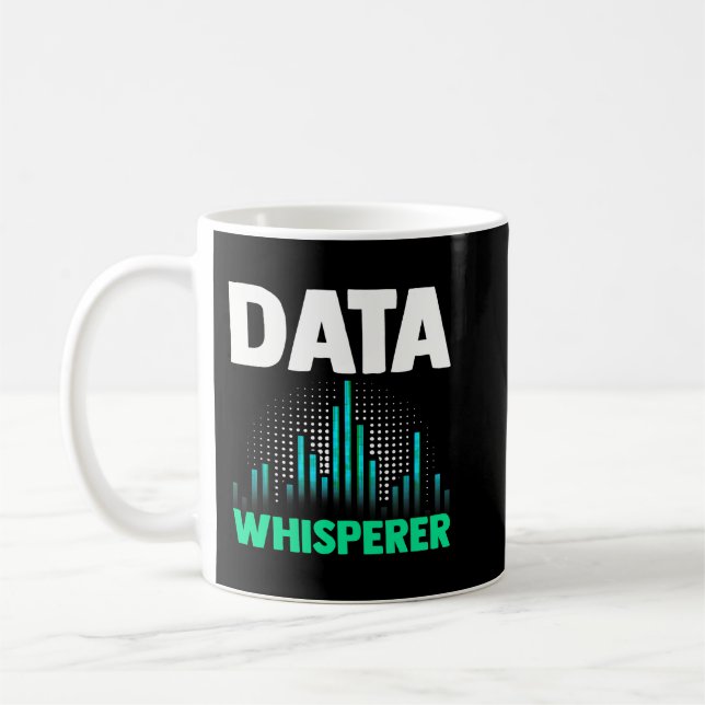 Mug Data Whisperer Funny Science Analyseur logiciel En (Gauche)