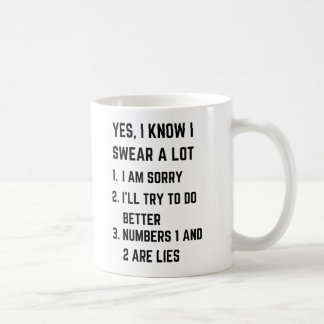 Mug d'attitude sarcastique, jurer drôle