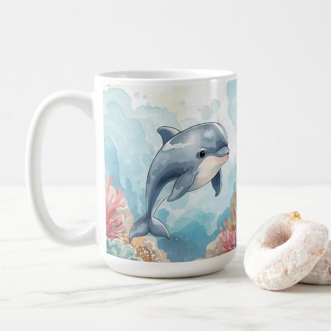 Mug dauphin (Avec donut)