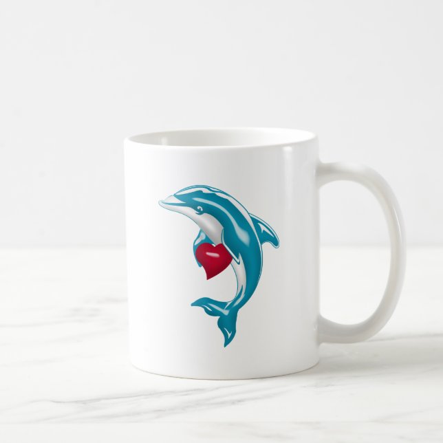 Mug Dauphin bleu (Droite)