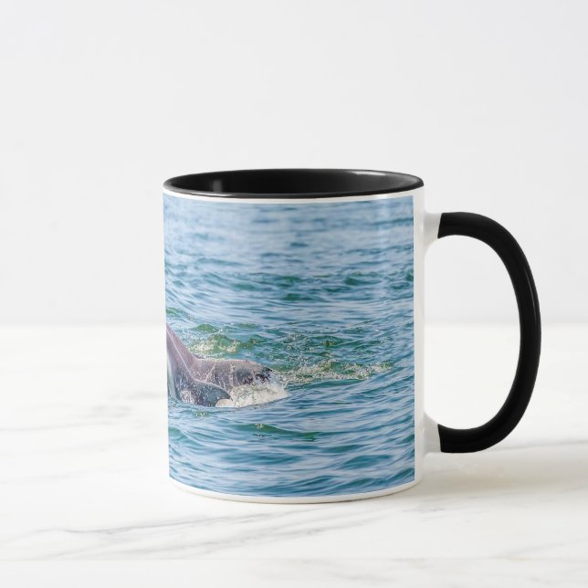 Mug Dauphin d'amour de la mère et de la bouge de bébé (Droite)