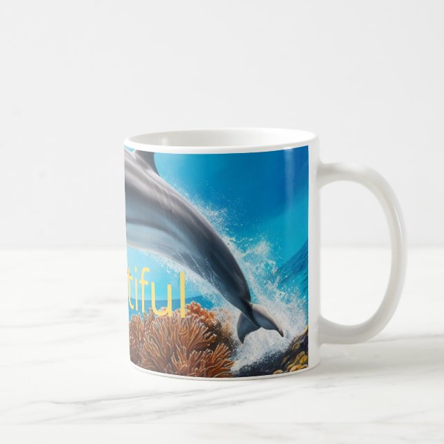 Mug Dauphin en mer (Droite)