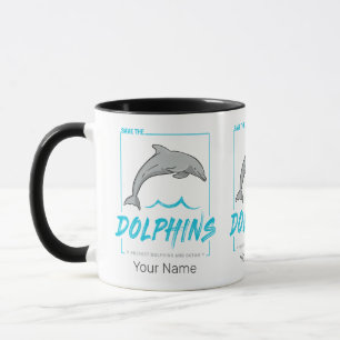 Mug Dauphin Protéger Le Marsouin Et L'Océan Vintage