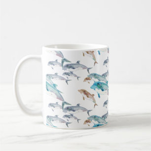 Mug Dauphins bleus