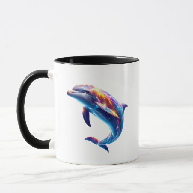 Mug Dauphins Colorés Arts Mignons (Gauche)