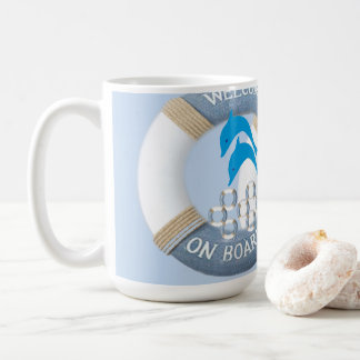 Mug Dauphins côtiers bleus 