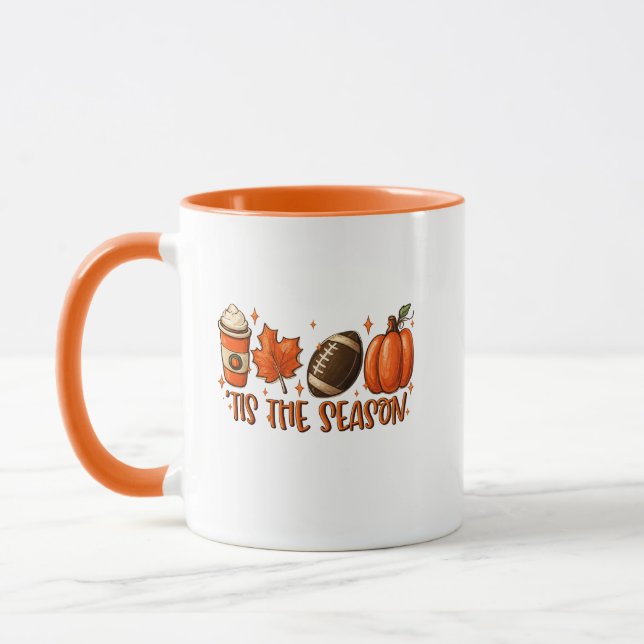Mug d'automne, Mug C'est la saison, Mug de café d' (Gauche)