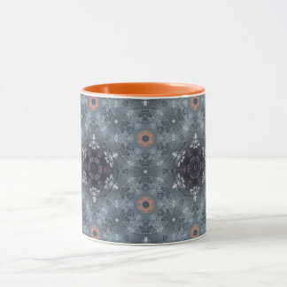 Mug d'automne orangé à motifs 10oz