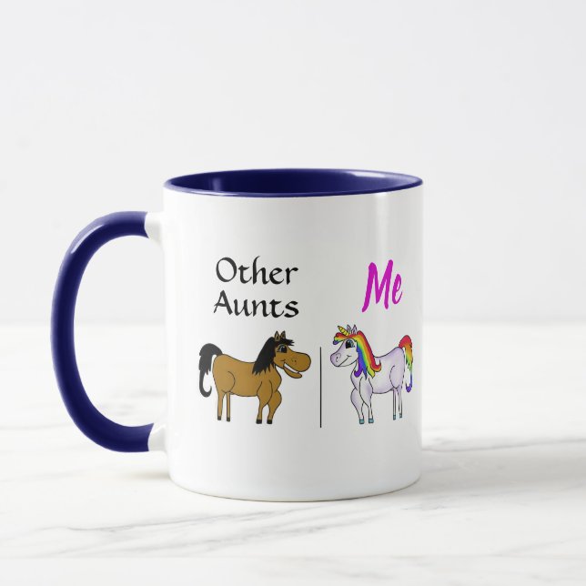 Mug D'Autres Aunts Me Unicorn (Gauche)
