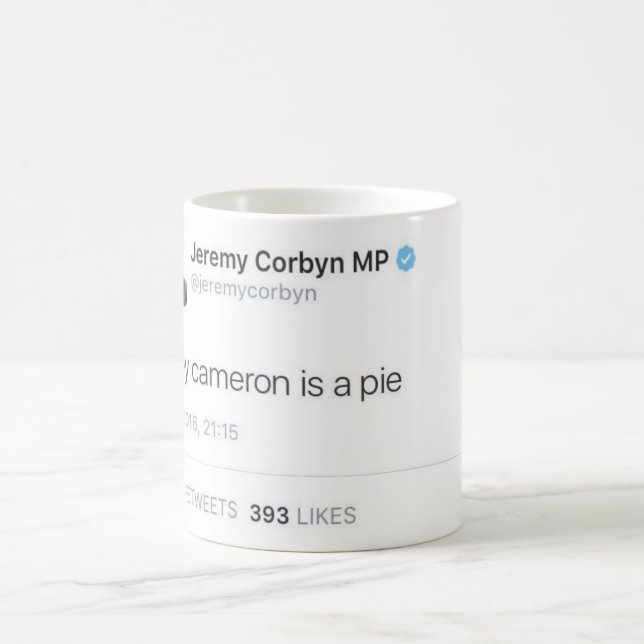 Mug Davey Cameron est un tarte (Centre)