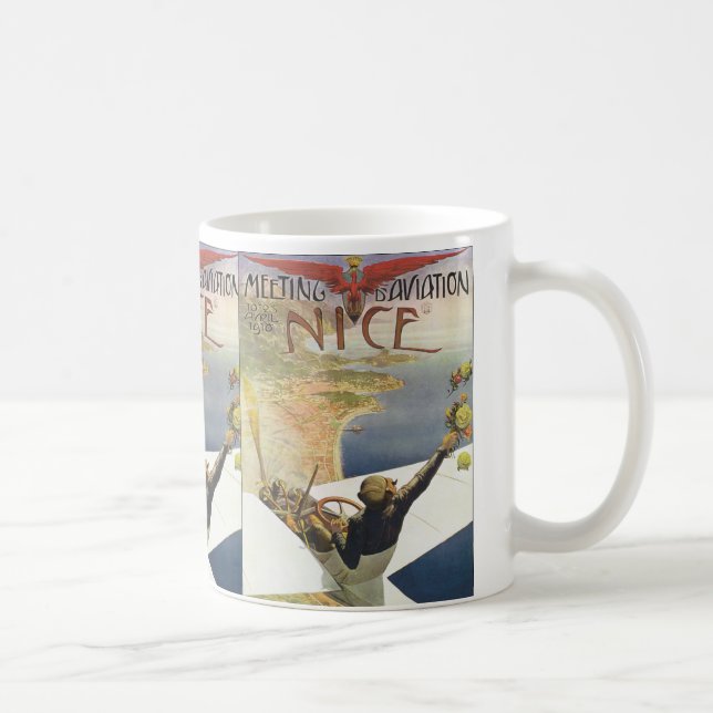 Mug d'Aviation de réunion Nice (Droite)